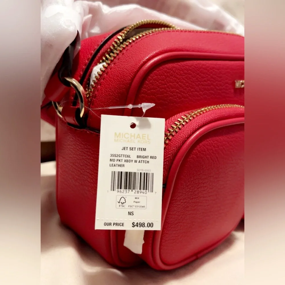 Michael Kors Crossbody with detachable airpod case and coinpouch...$498 - Picture 5 of 9